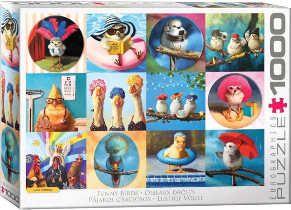 Eurographics Funny Birds by Lucia Heffernan 1000 piece