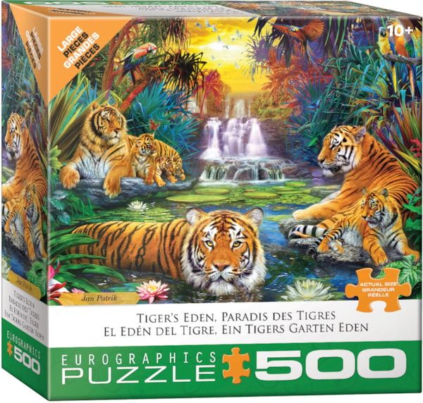 Eurographics Tigers Eden by Jan Patrik 500 piece