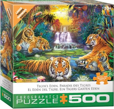 Eurographics Tigers Eden by Jan Patrik 500 piece