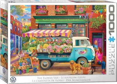 Eurographics VW The Flower Van by Chris Bigelow 1000 piece