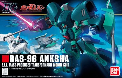 Bandai 1/144 HGUC Gundam UC RAS-96 Anksha No 141