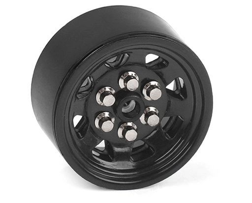 RC4WD 0.7in OEM Plastic Beadlock Wheels Black 4pc