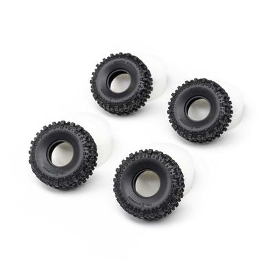 Axial SCX30 Tires &amp; Foam Bogger 4pc