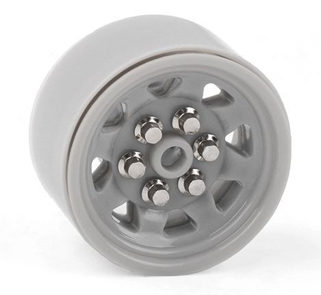 RC4WD 0.7in OEM Plastic Beadlock Wheels Grey 4pc