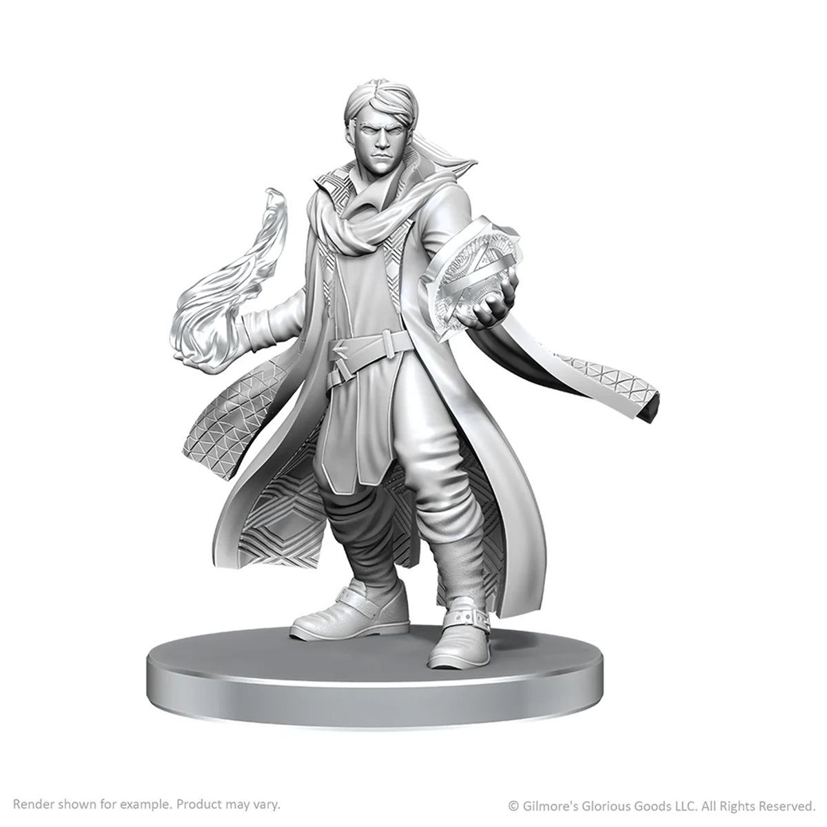D&amp;D Critical Role Unpainted Minatures Wave 26 Beauregard Lionett and Caleb Widogast