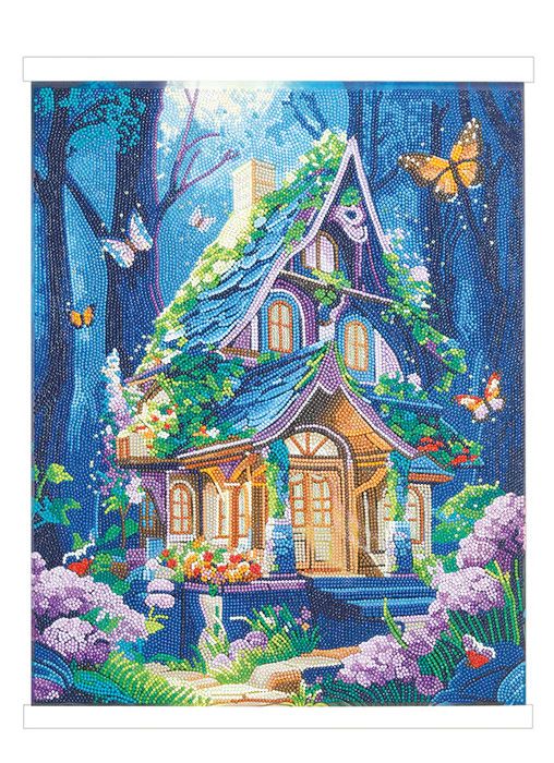 Craft Buddy Crystal Art Scroll Kit Fantasy House
