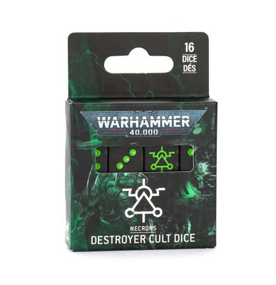 Warhammer 40K Necrons Destroyer Cult Dice