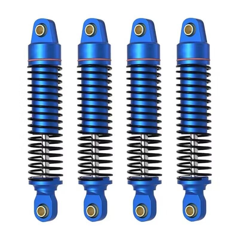 Hobby Detail Traxxas 1/18 TRX-4M Aluminum Front/Rear Shocks Blue 4pc