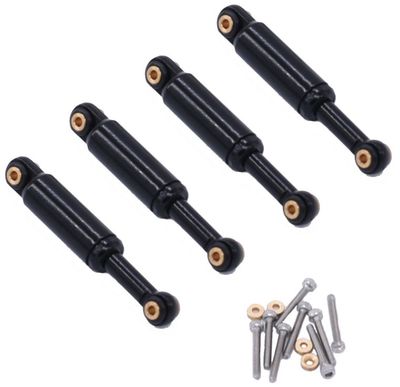 Hobby Details Axial SCX24 Aluminum Shocks Black 4pc