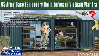 Gecko 1/35 US Army Base Temporary Dormitories for Military Personnel