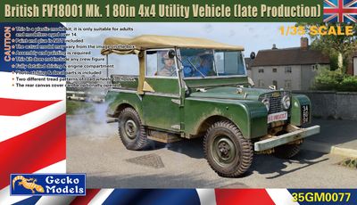 Gecko 1/35 British FV18001 Mk. 1 80in 4x4 Utility Vehicle Late Production