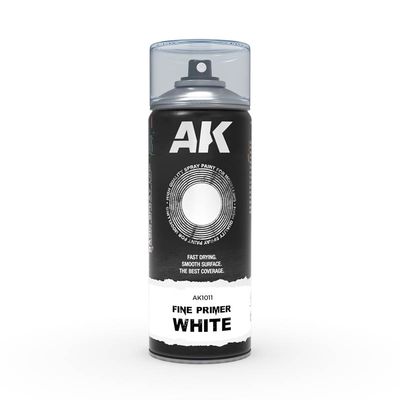 AK Interactive Fine Primer White Spray 400ml