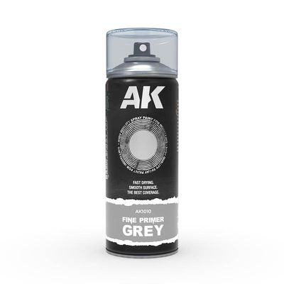 AK Interactive Fine Primer Grey Spray 400ml