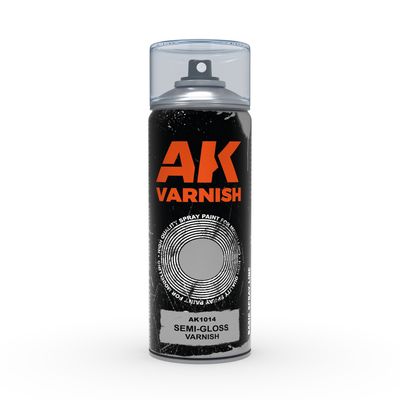 AK Interactive Semi-Gloss Varnish Spray 400ml