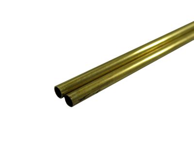K&amp;S Engineering TT-63 3/32x12in Round Brass Tube 2pc