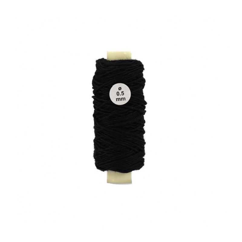 Artesania Latina 0.5mmx20m Cotton Rigging Line Black