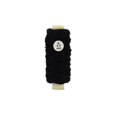 Artesania Latina 0.5mmx20m Cotton Rigging Line Black