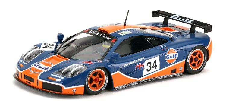 MrSlotCar McLaren F1 GTR Gulf No 34 Lemans 1996