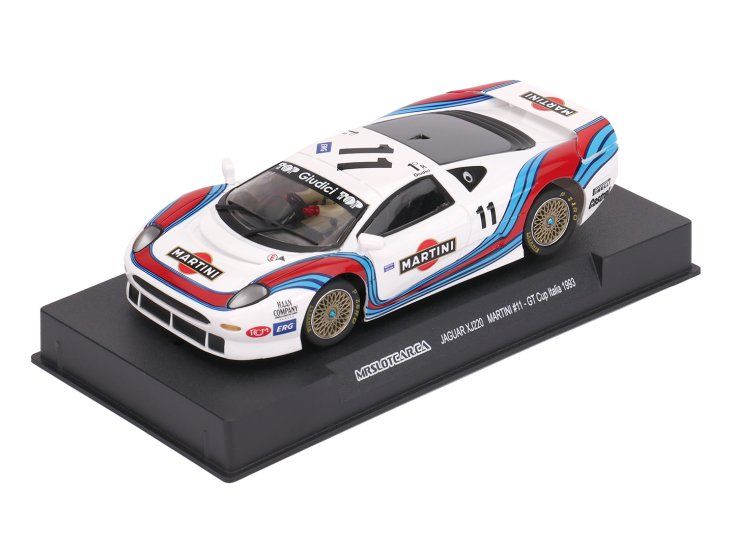 MrSlotCar Jaguar XJ220 Racing Martini No 11 GT Cup Italia