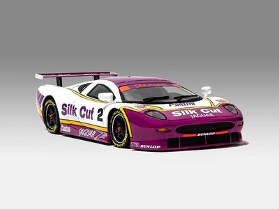 MrSlotCar Jaguar XJ220 Racing Silk Cut No 2 Tribute Livery