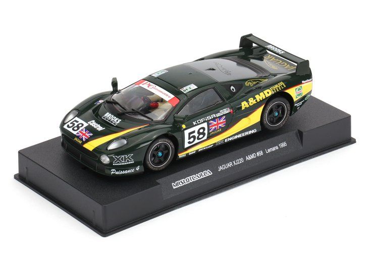 MrSlotCar Jaguar XJ220 Racing AMD&amp;D No 58 Lemans 1995
