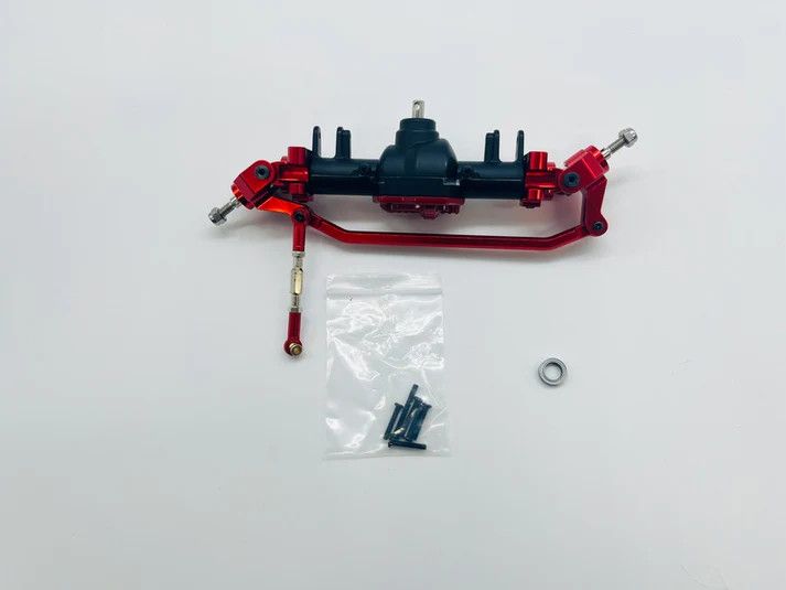 RC Pro MN128/MN86 Front Axle Assembly Black