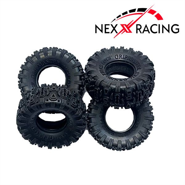 Nexx Racing 1/18 1/24 RC Crawlers 57x24mm Tires 4pc