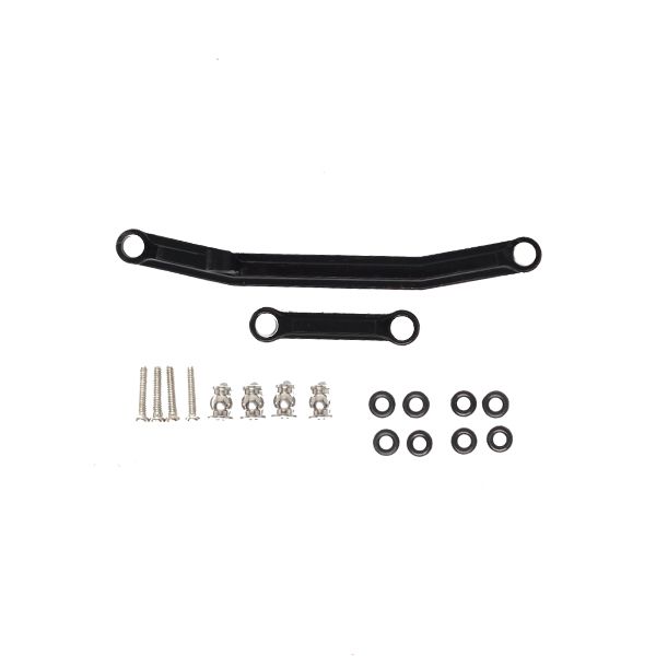 Nexx Racing SCX24 CNC Aluminium Steering Link Front Axle Set Black