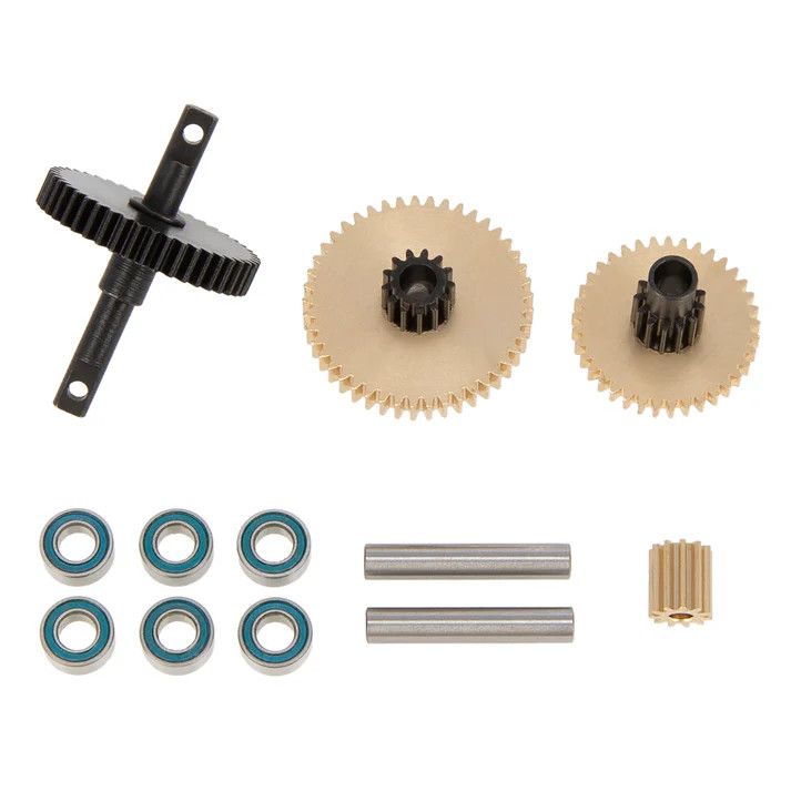 Meus Racing TRX-4M 40.3:1 Steel Overdrive 59% Underdrive Transmission Gear Set