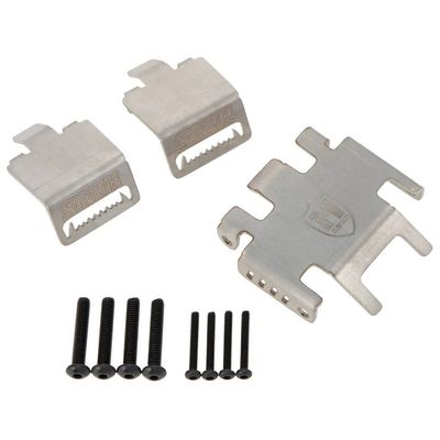 Meus Racing TRX-4M Stainless Steel Chassis Armor Axle Protector Set