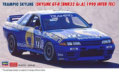 Hasegawa 1/24 Trampio Skyline Nissan Skyline GT-R BNR32 Gr.A 1990 Inter Tec