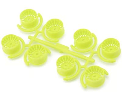 Yeah Racing Mini-Z AWD 11mm Multi-Spokes Wide Rims Set Florescent Yellow