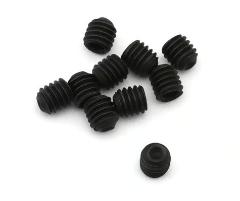 EcoPower 4x4mm High Strength Steel Cup Style Set Screws 10pc