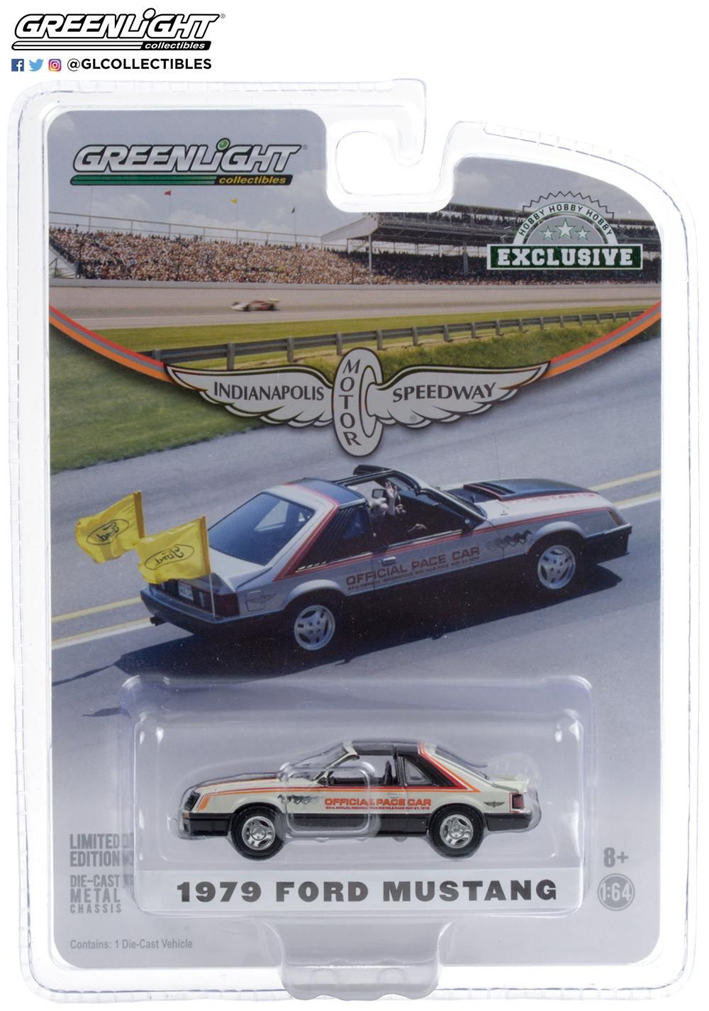 Green Light Collectibles 1/64 1979 Ford Mustang Indy 500 Pace Car