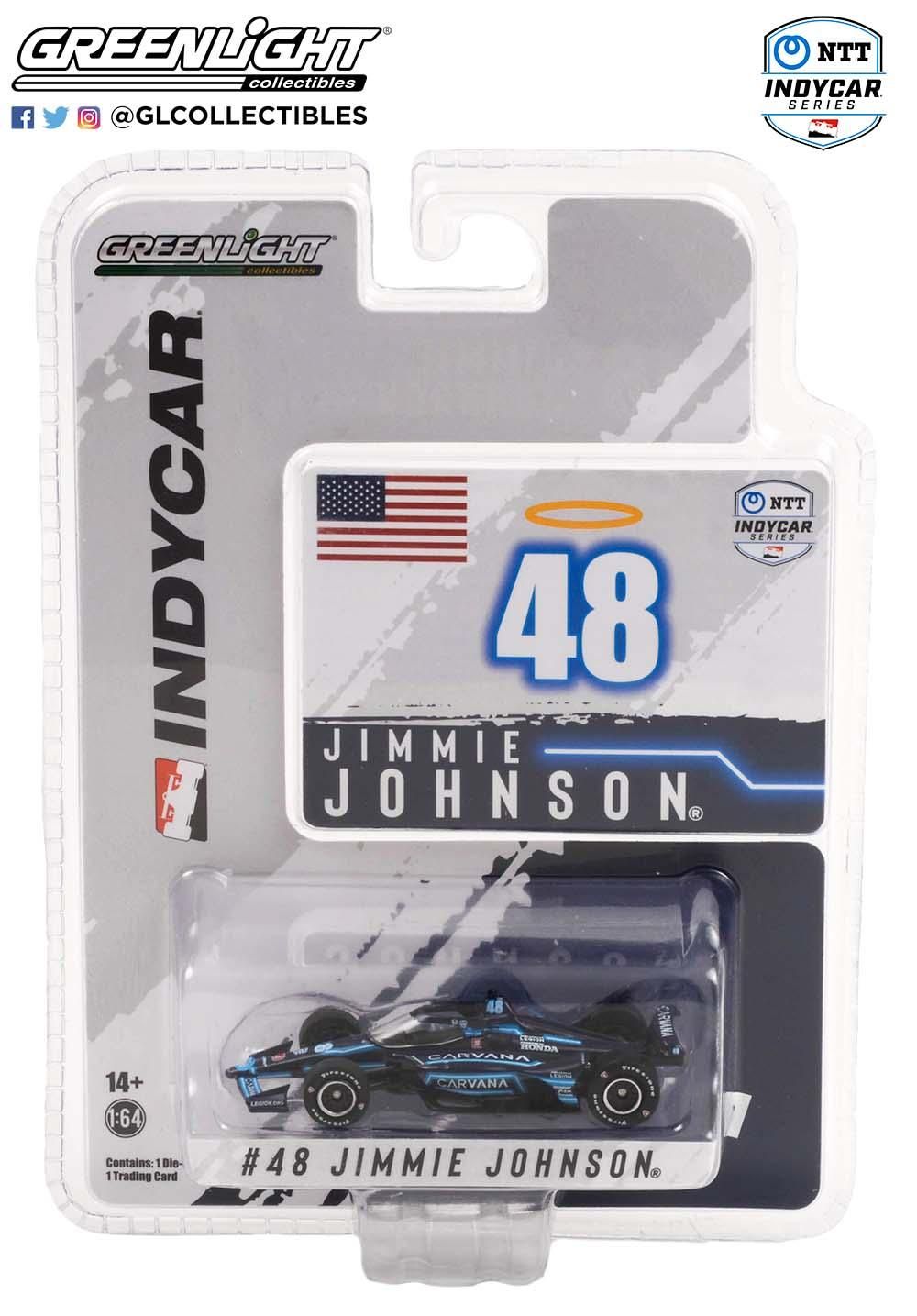 Green Light Collectibles 1/64 2021 Ntt Indycar Series No 48 Jimmie Johnson DTV