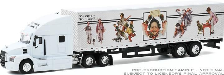Green Light Collectibles 1/64 2019 Mack Anthem 18 Wheeler Norman Rockwell