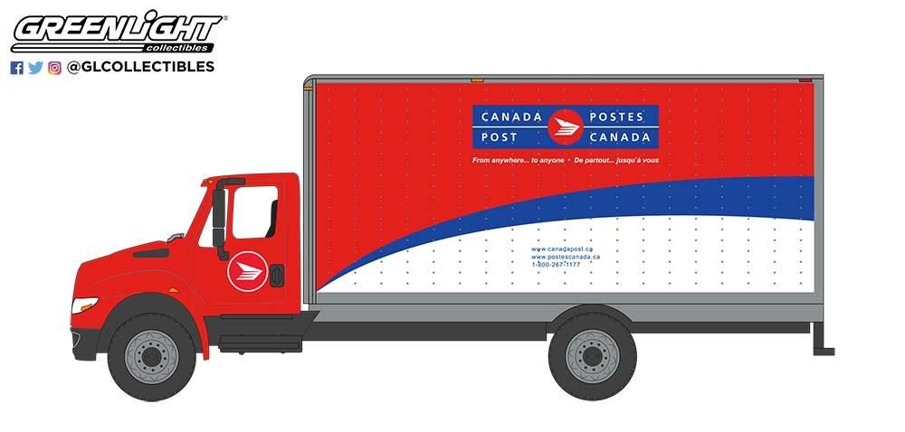 Green Light Collectibles 1/64 International Durastar Box Van Canada Post