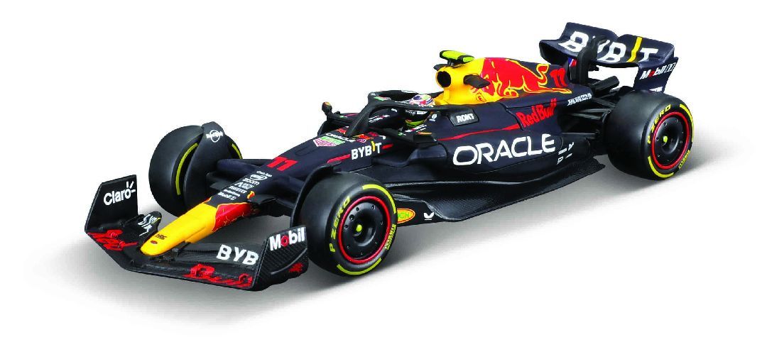 BBurago 1/43 Race Oracle Red Bull RB19 2023 with Driver Perez No 11