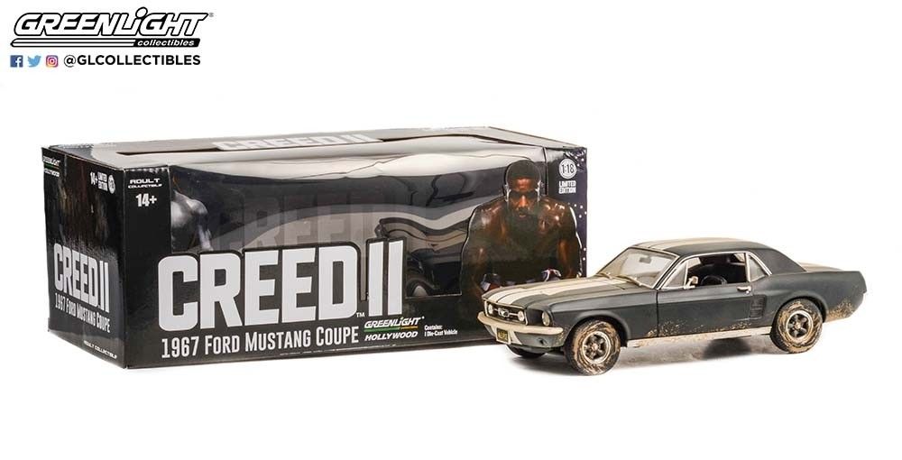 Green Light Collectibles 1/18 Creed II 2018 Adonis Creeds 1967 Ford Mustang Coup