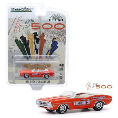 Green Light Collectibles 1/64 1971 Dodge Challenger Convertible 55th Indianapolis