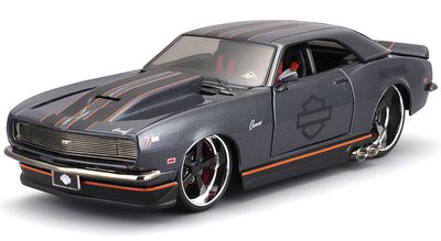 Maisto 1/24 Harley Davidson 1968 Chevrolet Camro Metallic Grey