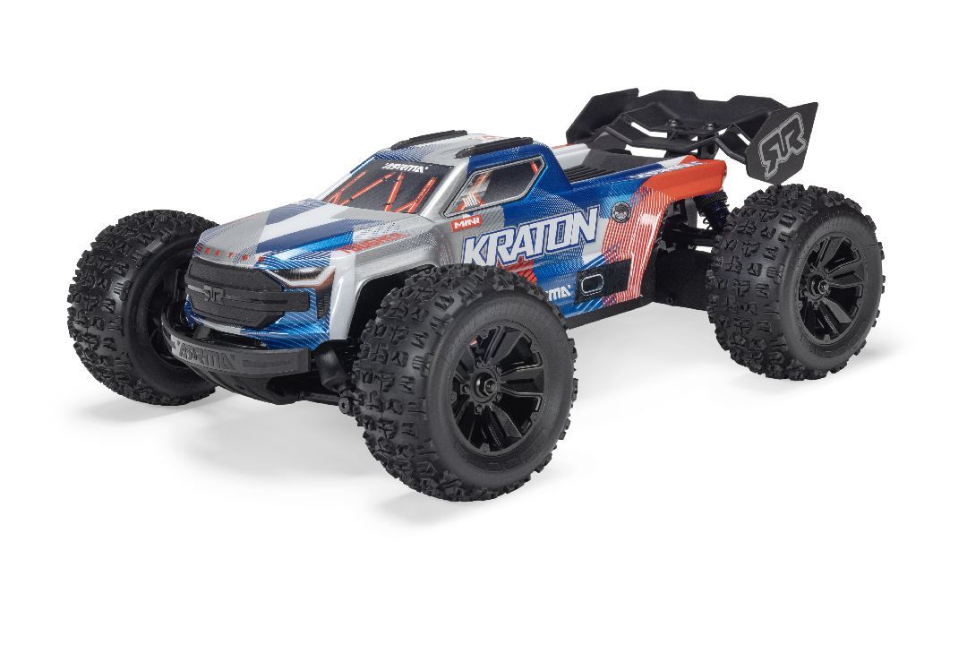 Arrma 1/16 Mini KRATON 223S Brushless DSC 4x4 RTR Red/Blue