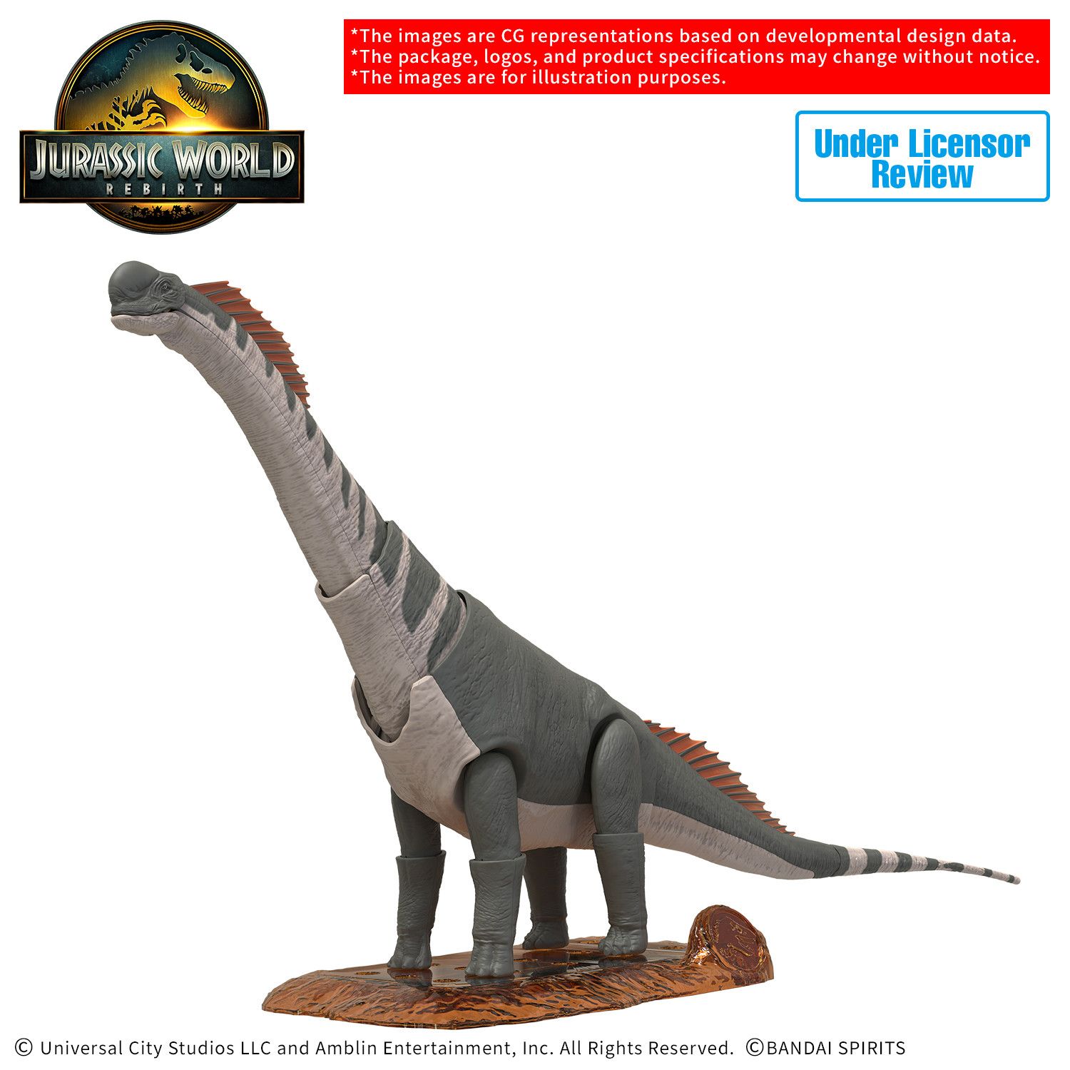 Bandai Plannosaurus Jurassic World Rebirth Titanosaurus