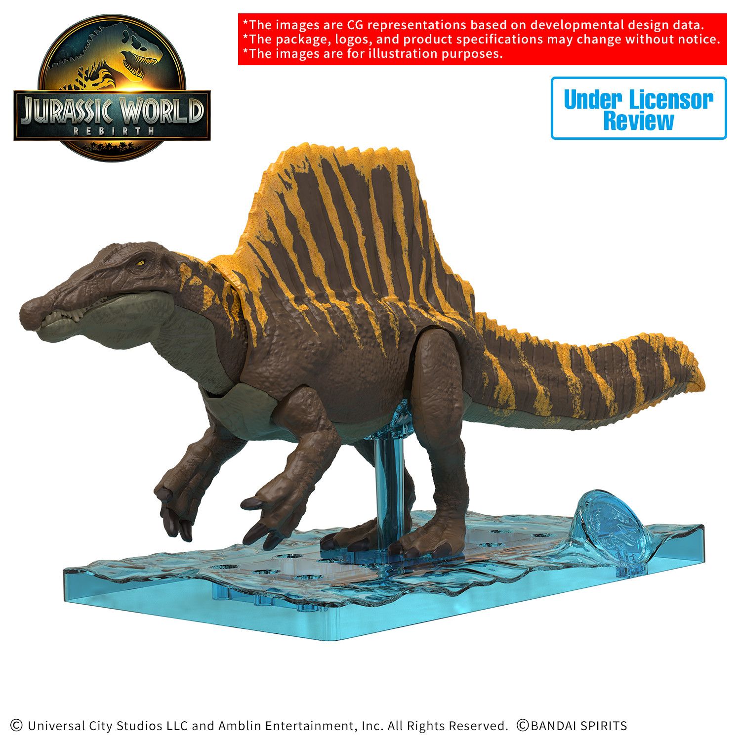 Bandai Plannosaurus Jurassic World Rebirth Spinosaurus
