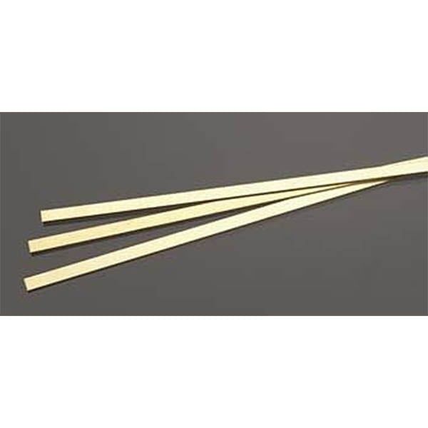 K&amp;S Engineering 1x6x300mm Brass Strip 3pc
