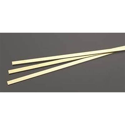 K&amp;S Engineering 1x6x300mm Brass Strip 3pc