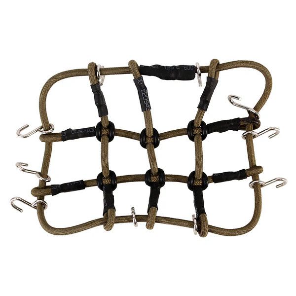 Injora RC 1/24 1/18 RC Crawlers Mini Elastic Luggage Net Olive 1pc