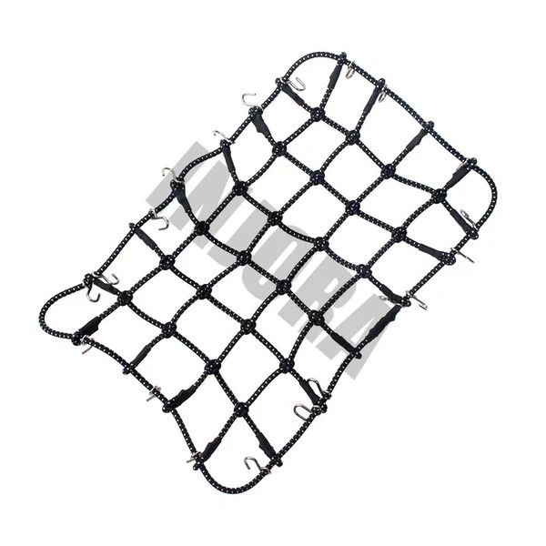 Injora RC Rock Crawler Black/Red Elastic Luggage Net Black 1pc