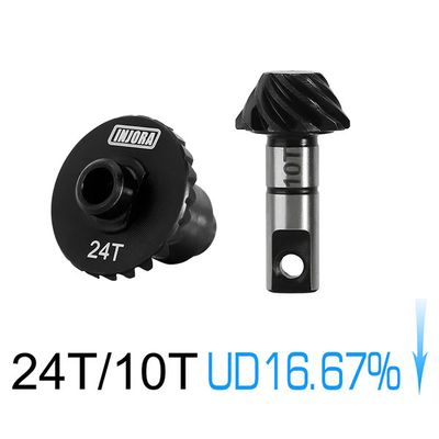 Injora RC 1/18 TRX4M Overdrive Underdrive Alloy Steel Helical Gears