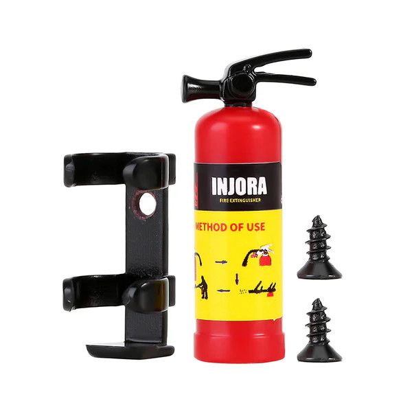 Injora RC 1/24 1/18 RC Crawlers Accessory Mini Fire Extinguisher